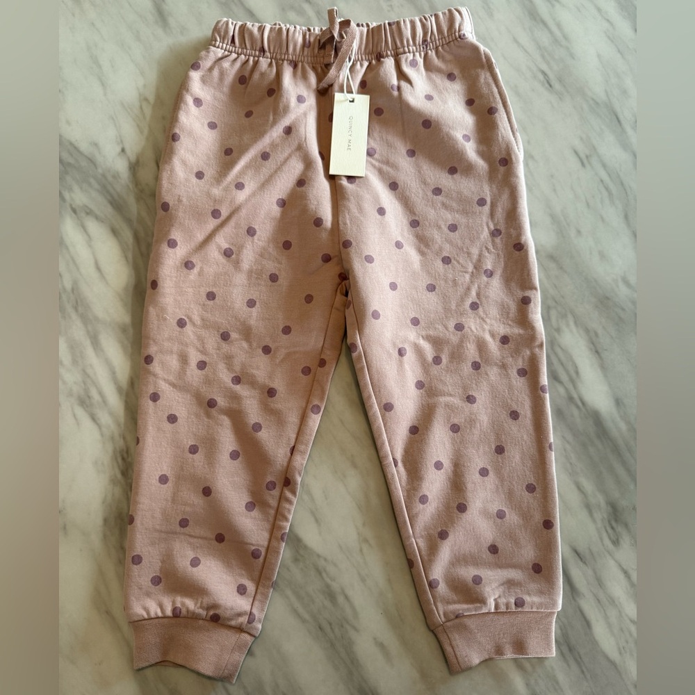 NWT Quincy Mae Joggers/Sweatpants 4-5y